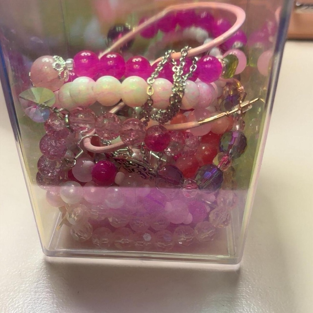 Valentine’s day/ Red & Pink Theme Mystery Jewelry jar! 🩷❤️